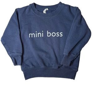 Mini Boss Kids Sweatshirt‎ Size 2 Year